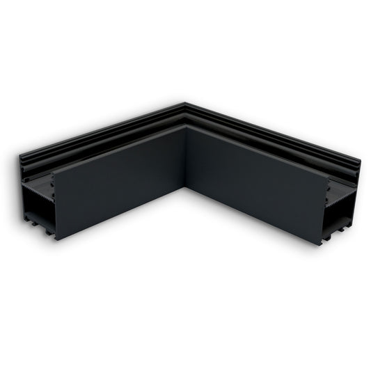 LAMP30 V2 | Profielaccessoire | Hoekstuk 90° gelast | 120x120mm | zwart