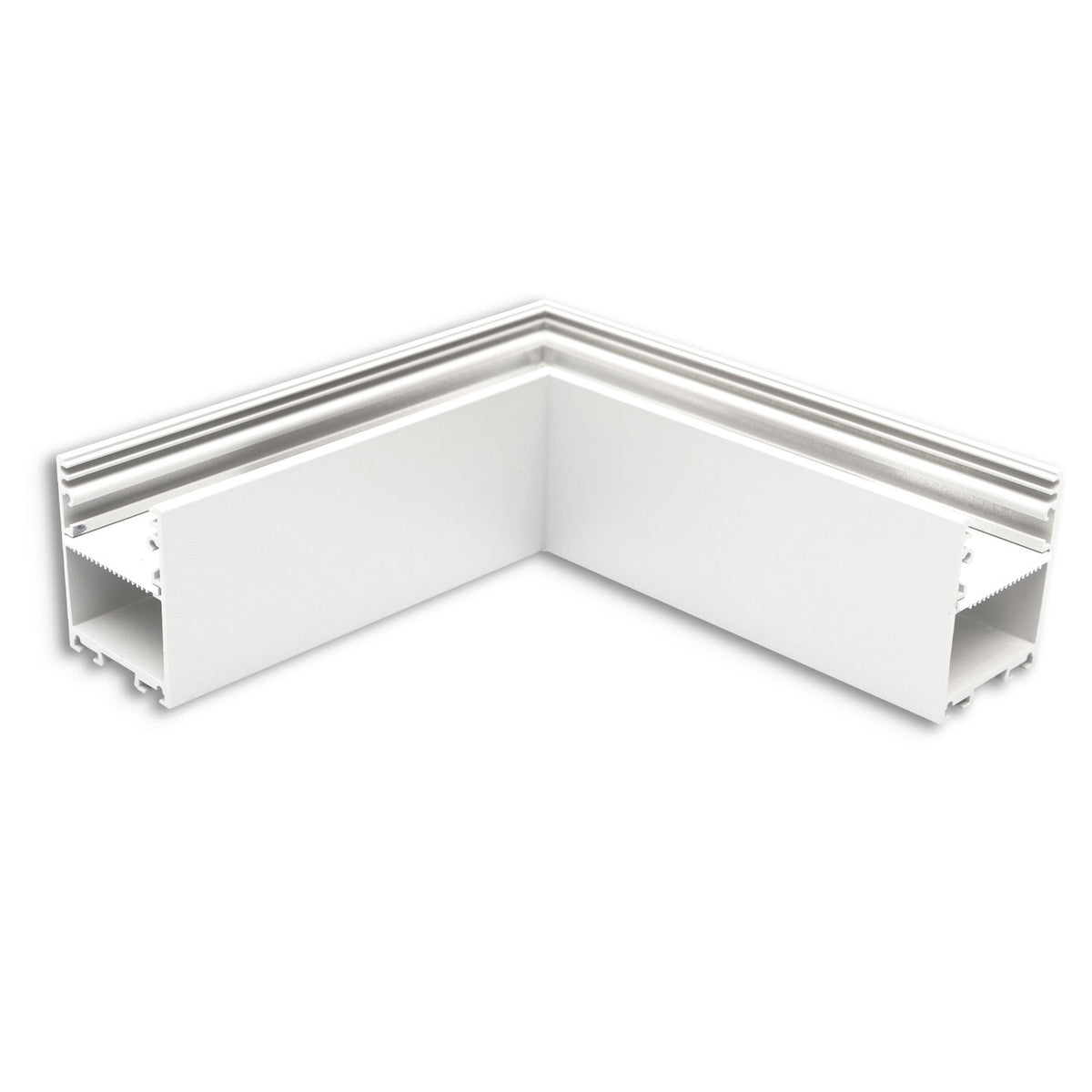 LAMP30 V2 | Profielaccessoire | Hoekstuk 90° gelast | 120x120mm | wit