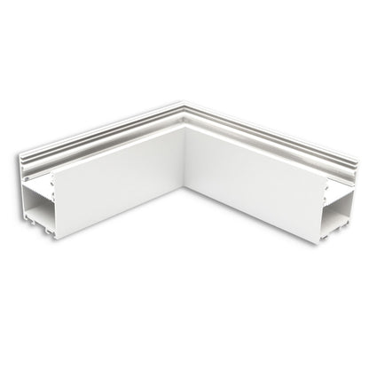 LAMP30 V2 | Profielaccessoire | Hoekstuk 90° gelast | 120x120mm | wit