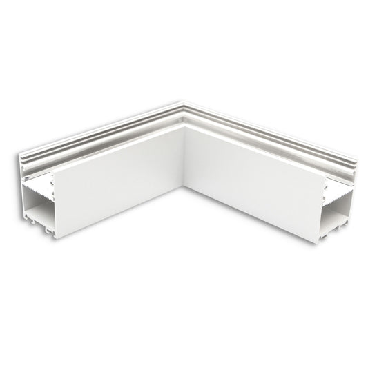 LAMP30 V2 | Profielaccessoire | Hoekstuk 90° gelast | 120x120mm | wit