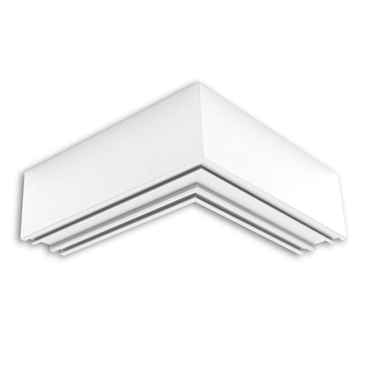 LAMP30 V2 | Profielaccessoire | Hoekstuk 90° gelast | 120x120mm | wit
