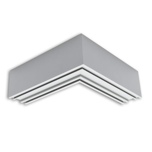 LAMP30 V2 | Profielaccessoire | Hoekstuk 90° gelast | 120x120mm | zilver