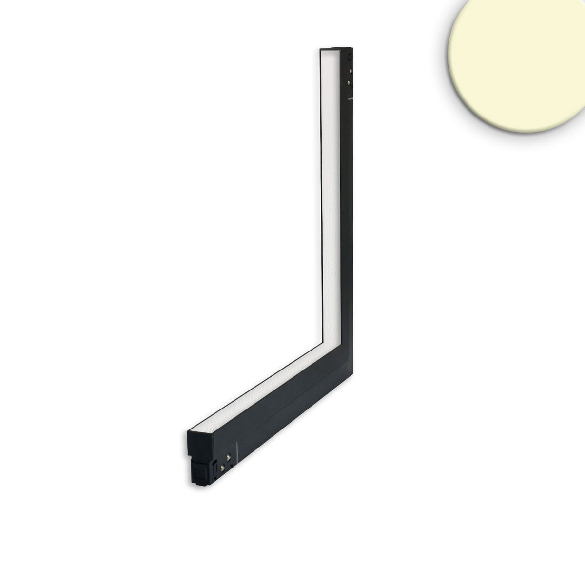 Track48 Corner Light | Railspot | verticaal | CRI90 | Line+ | DALI | 20W | 3000K | zwart