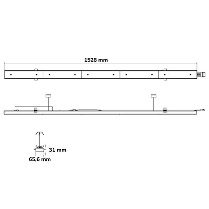 FastFix R XL | Lichtlijnmodule | 1528mm | 25-75W | 180lm/W
