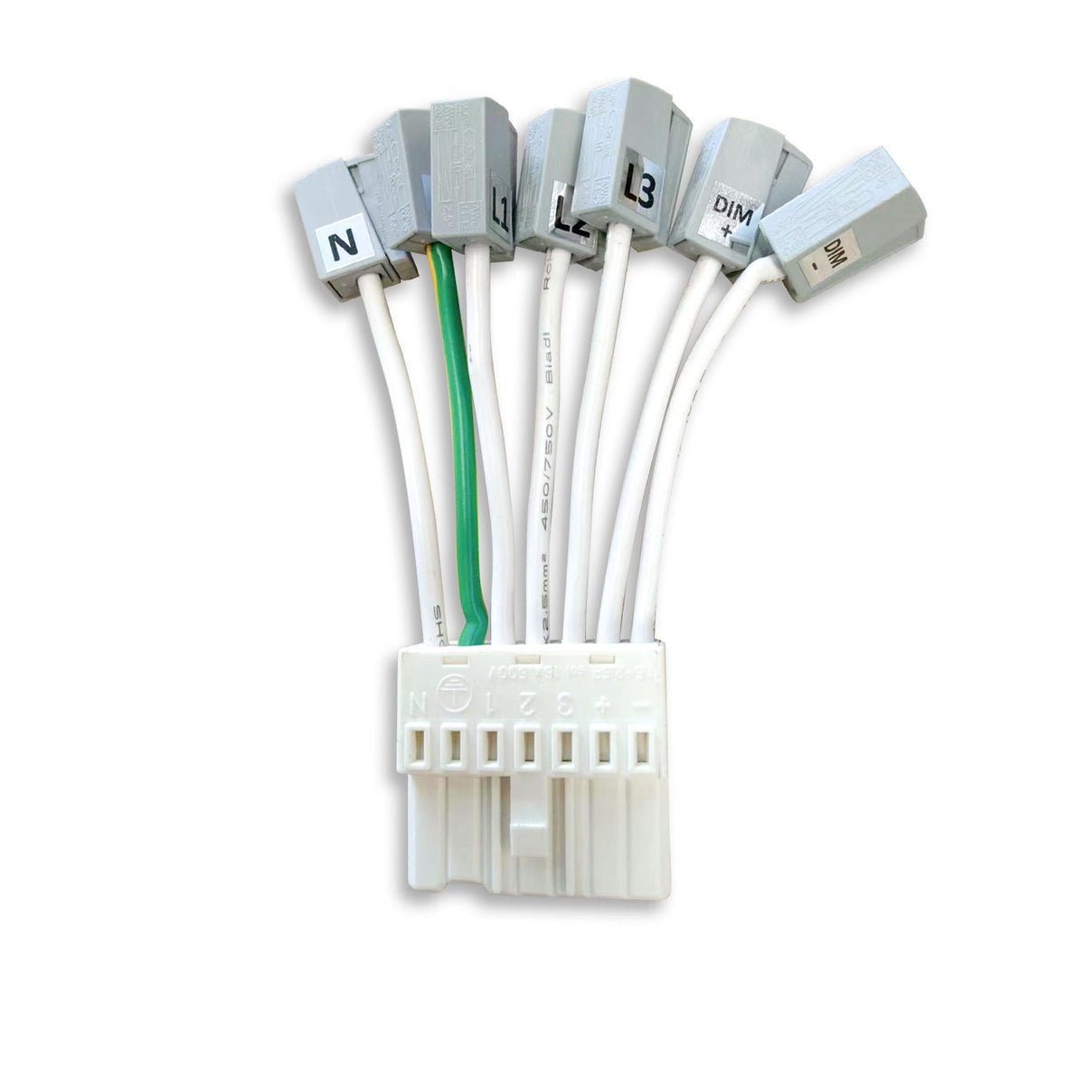 FastFix R XL | Lichtlijnaccessoire | Voedingsadapter 7-polig | 15A