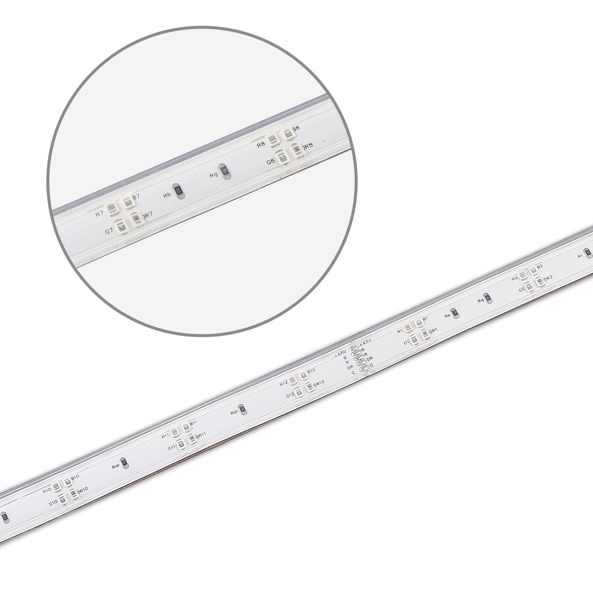 GROW | LED-strip | plantenlicht | 5m | 17W/m | PPF 15,1µmol/s | 48V | IP67
