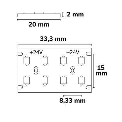 CRI940 | LED-strip | 5m | 4000K | 30W/m | 24V | IP20 | tweerijig