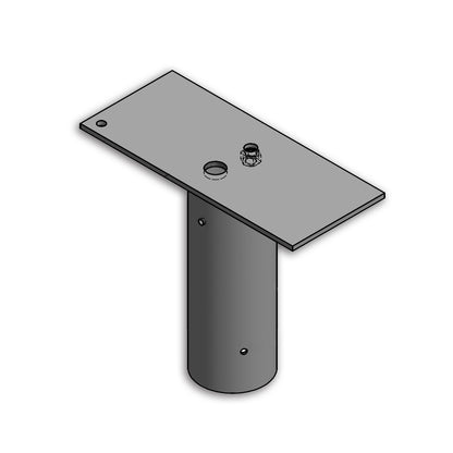 Traverse | opzetmaat 76mm | voor 1 breedstraler