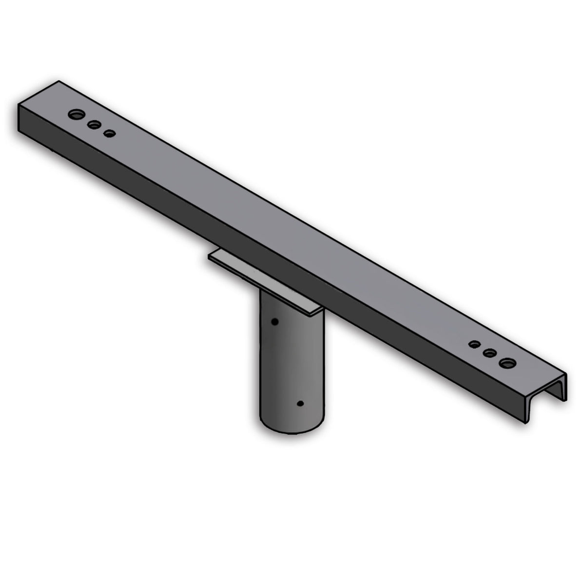 Traverse | opzetmaat 76mm | voor 2 breedstralers