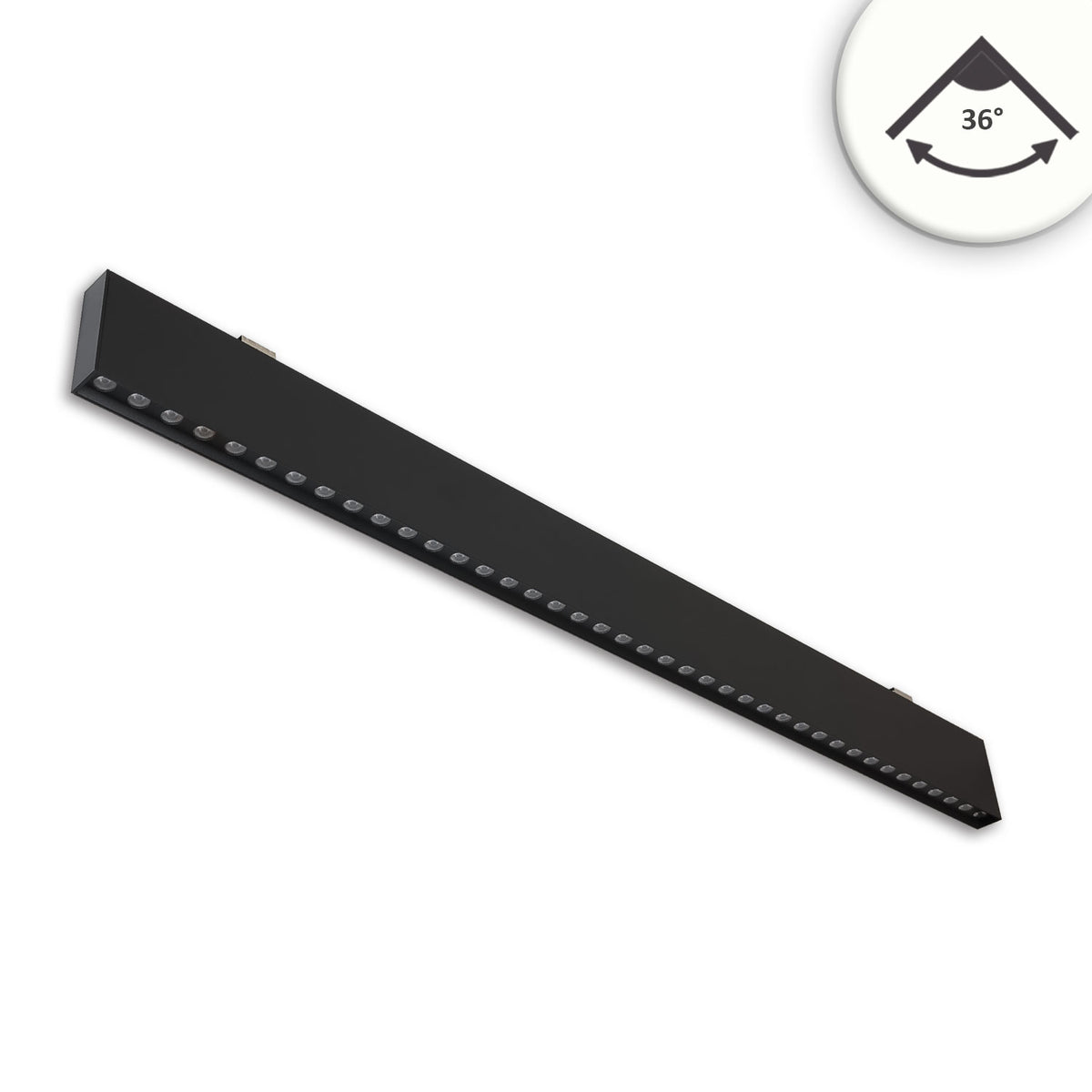 Grid | Hanglamp | UGR<19 | 30W | 36° | 120cm | DALI dimbaar | zwart