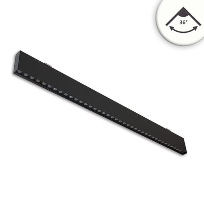 Grid | Hanglamp | UGR<19 | 30W | 36° | 120cm | DALI dimbaar | zwart