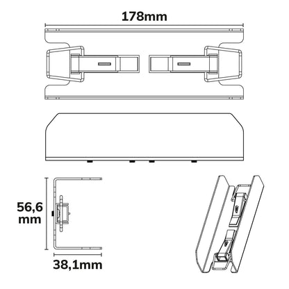 LINKLINE50 | Connector | rechte verbinder