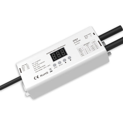 DALI-2 DT6/DT8 Multi-PWM | Dimmer | 4 kanalen | 12-24V 4x5A | 36-48V 4x3A | IP67
