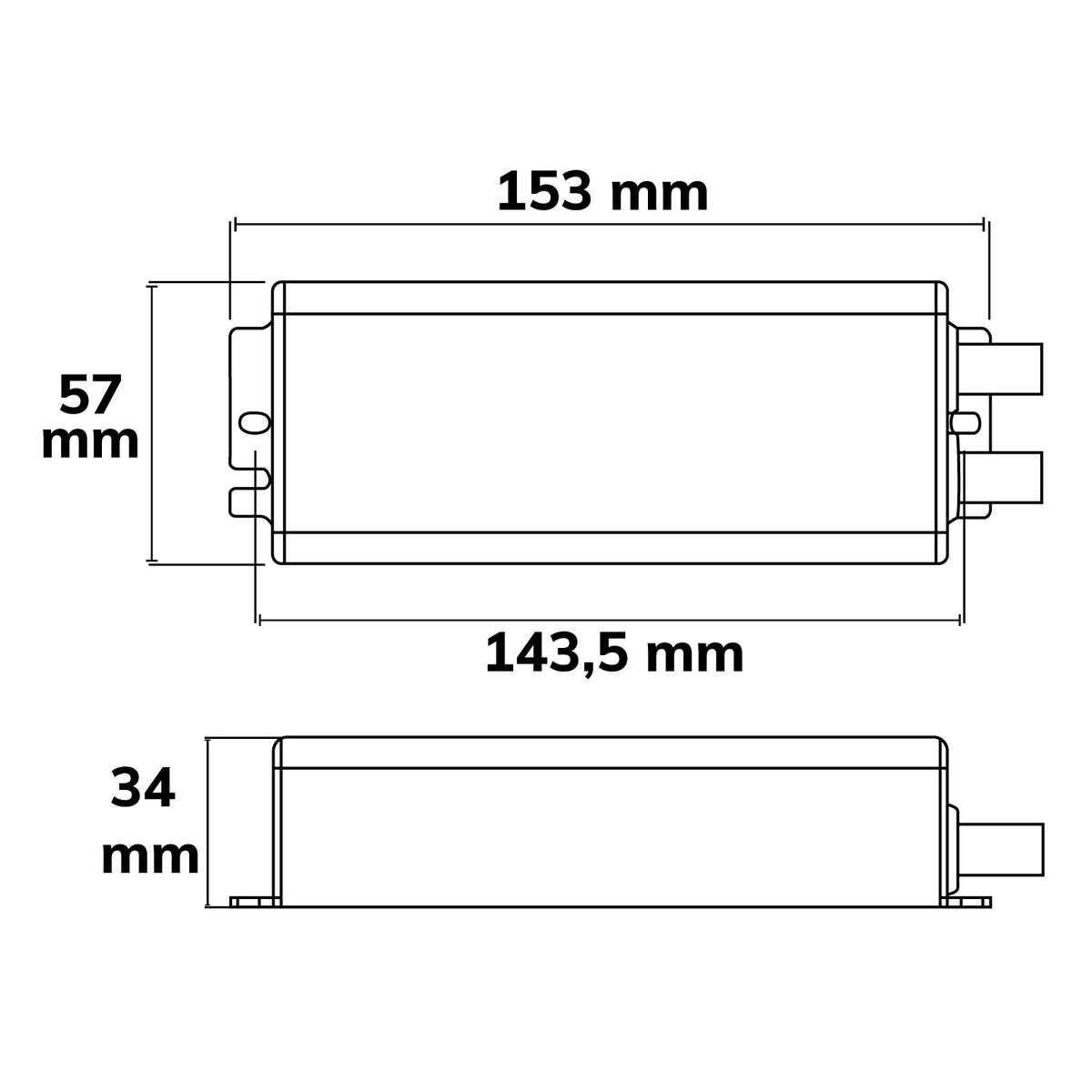 DALI-2 DT6/DT8 Multi-PWM | Dimmer | 4 kanalen | 12-24V 4x5A | 36-48V 4x3A | IP67