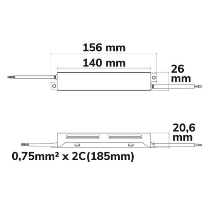 LED driver | 48V | IP67 | ultravlak