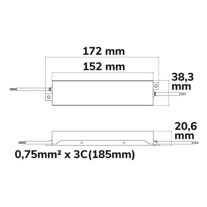 LED driver | 48V | IP67 | ultravlak
