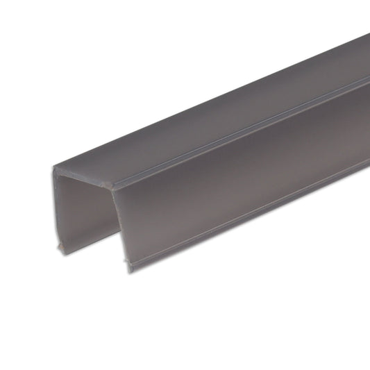 Track48 | Railaccessoire | afdekking zwart mat | opbouwrail Flat H25 | 25% | 200cm
