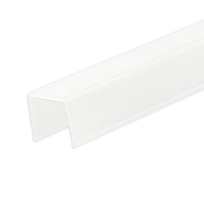 Track48 | Railaccessoire | afdekking wit mat | opbouwrail Flat H25 | 75% | 200cm