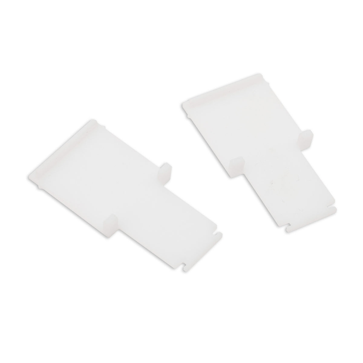 Track48 | Railaccessoire | eindkap binnen | voor rail H50 met COVER | wit | 2 stuks