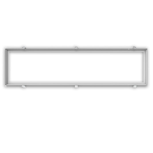 Inbouwframe | voor LED paneel 308x1550 | wit RAL9016 | snelmontage