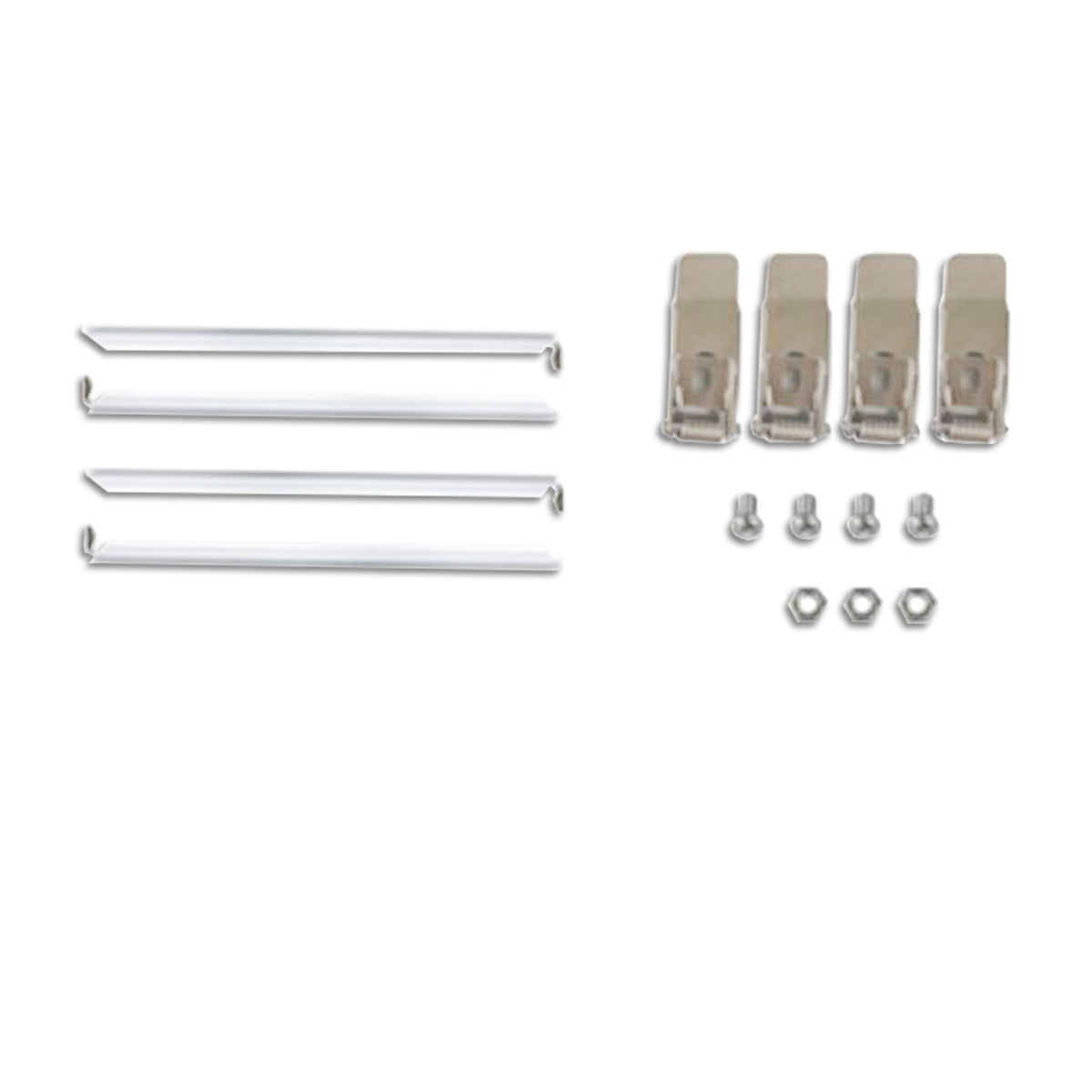 Inbouwframe | voor LED paneel 308x1550 | wit RAL9016 | snelmontage