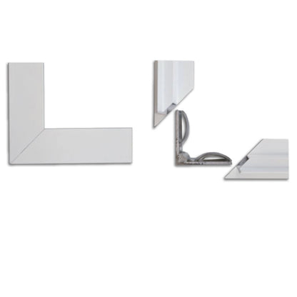 Inbouwframe | voor LED paneel 308x1550 | wit RAL9016 | snelmontage