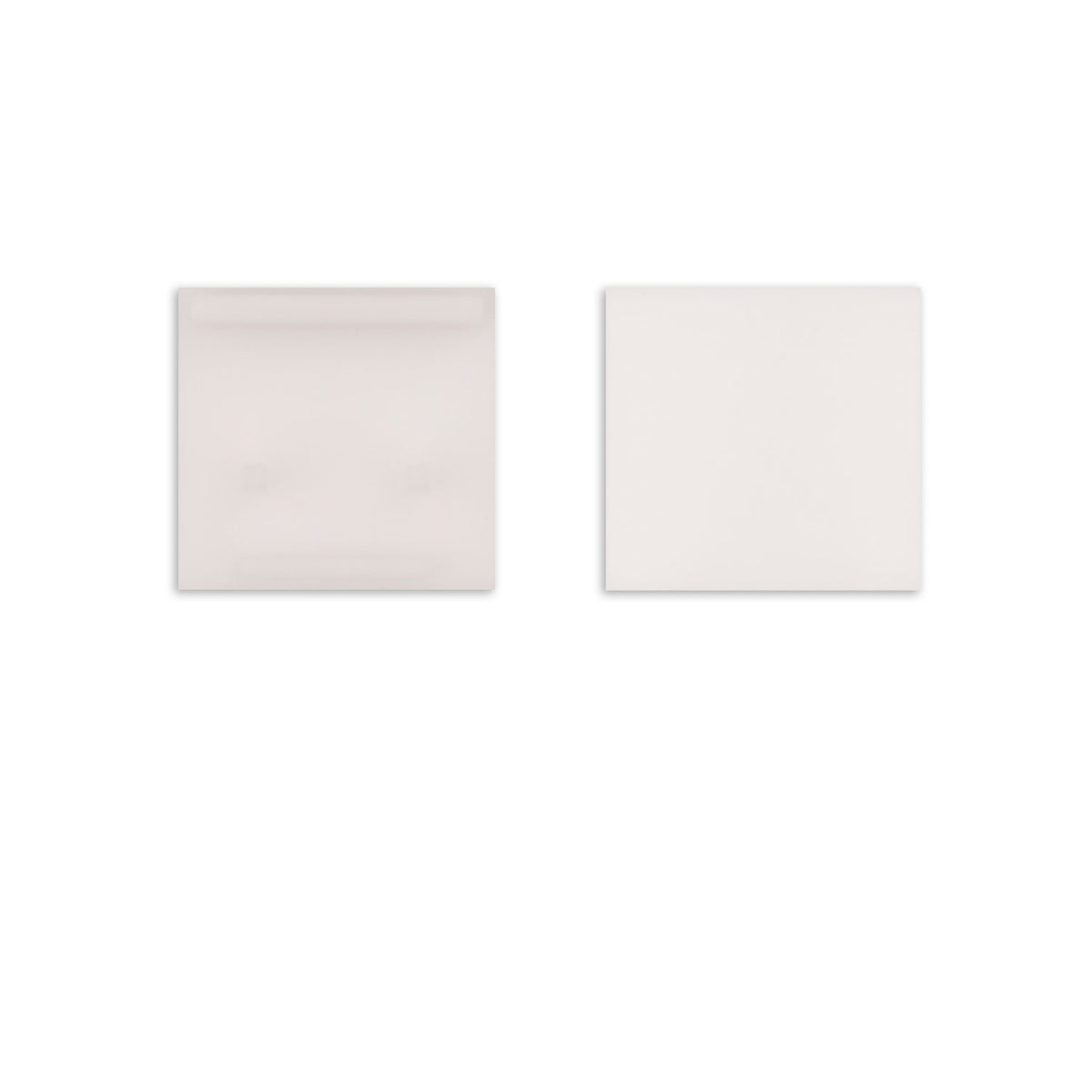 Track48 | Railaccessoire | eindkap buiten | rail Flat H25 met COVER | wit | 2 stuks