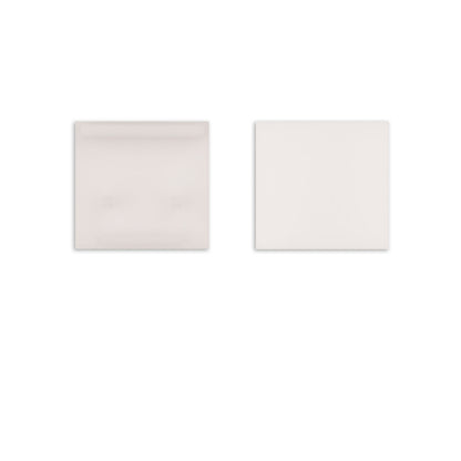 Track48 | Railaccessoire | eindkap buiten | rail Flat H25 met COVER | wit | 2 stuks