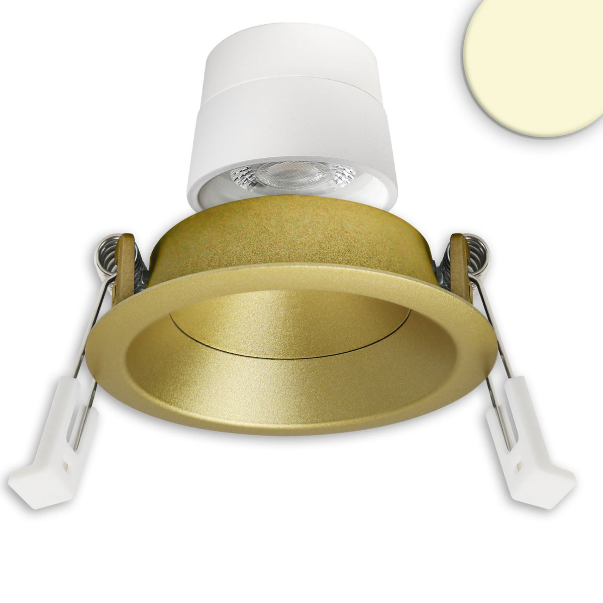 Back68 | Inbouwspot | goud | CRI90 | kantelbaar | UGR<12 | 5W | dimbaar
