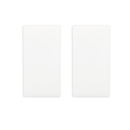 Track48 | Railaccessoire | eindkap buiten | rail H50 met COVER | wit | 2 stuks
