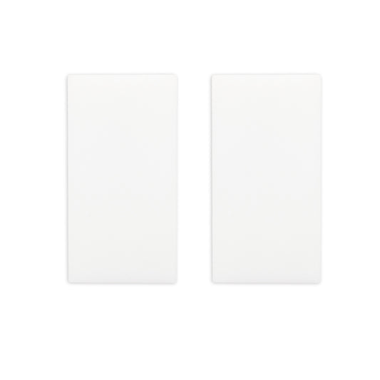 Track48 | Railaccessoire | eindkap buiten | rail H50 met COVER | wit | 2 stuks