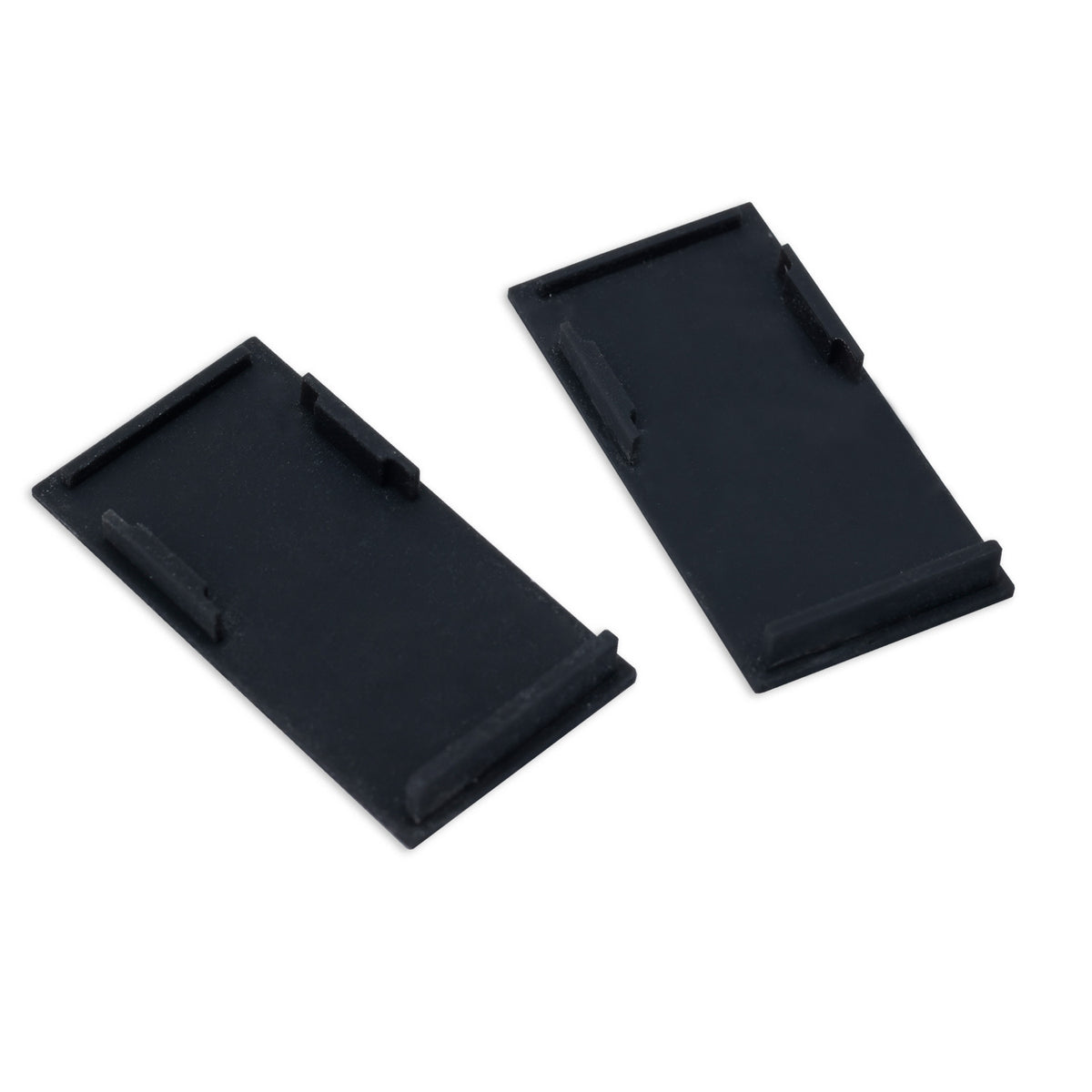 Track48 | Railaccessoire | eindkap buiten | rail H50 met COVER | zwart | 2 stuks