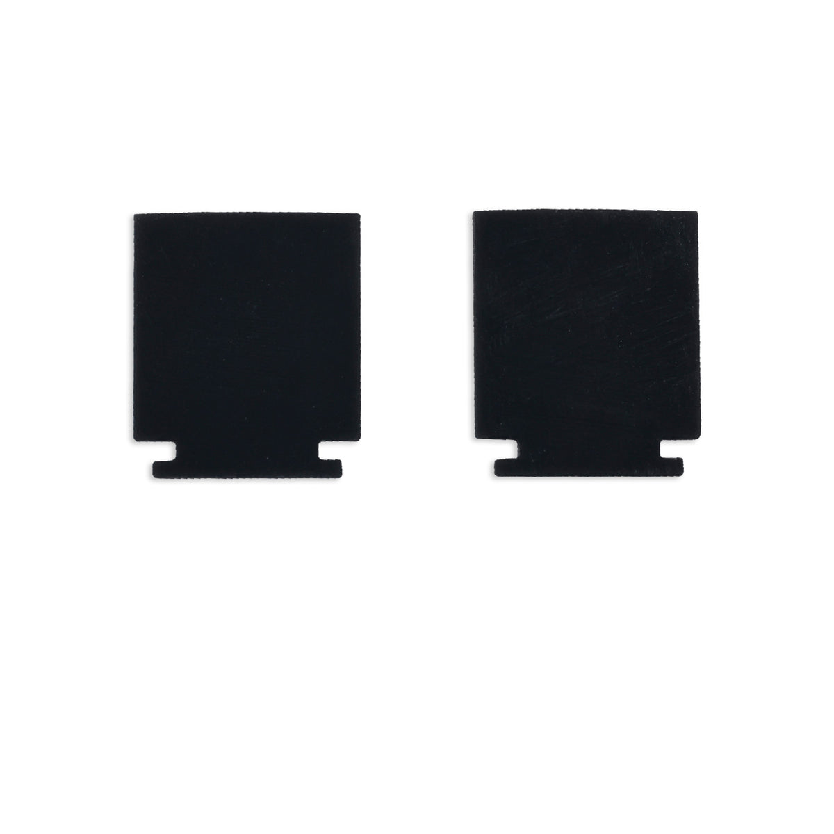 Track48 | Railaccessoire | eindkap binnen | rail Flat H25 met COVER | zwart | 2 stuks