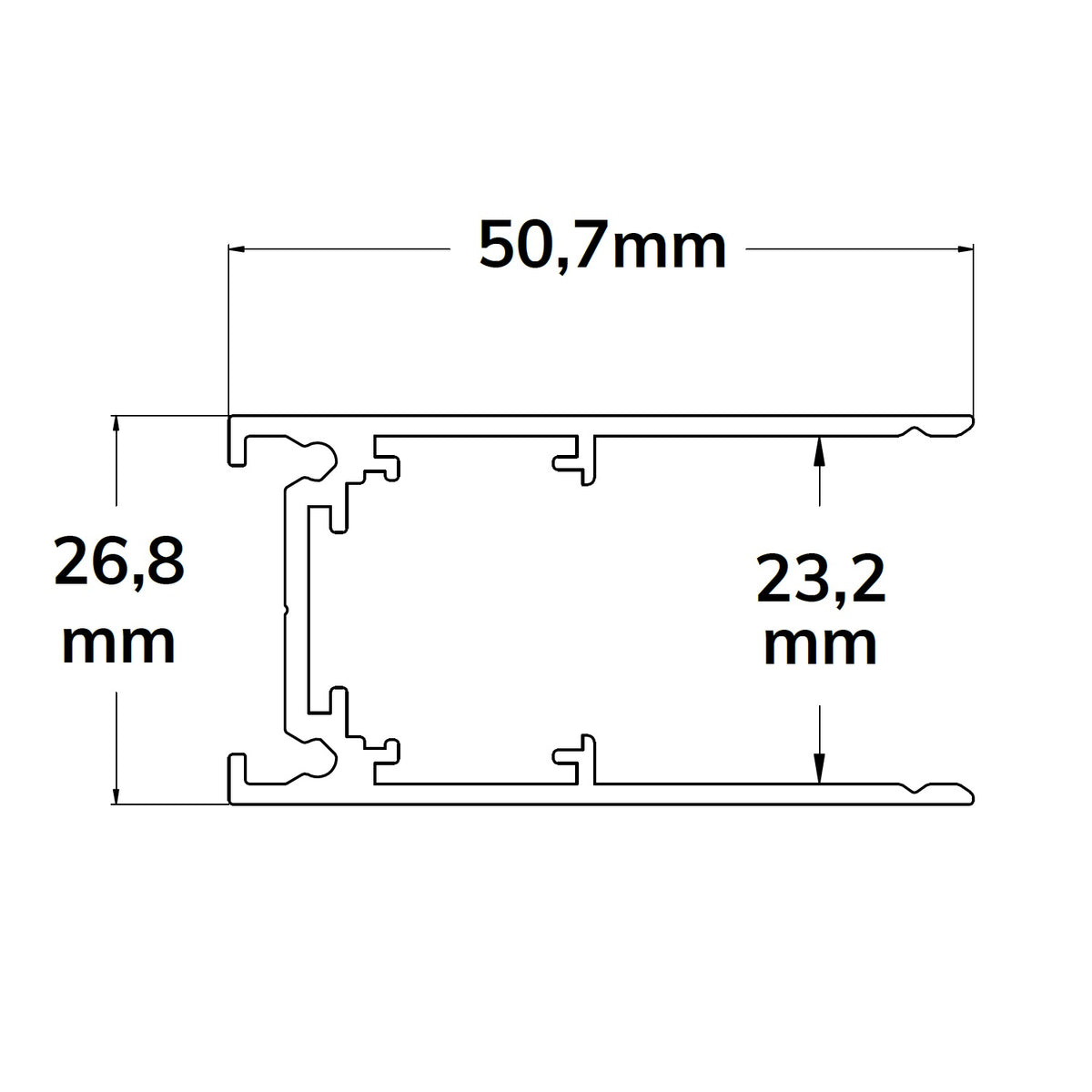 Track48 | Rail | opbouw | 4-polig