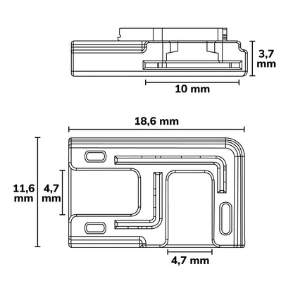 K3-210 | Connector | 90° | 2-polig | IP20 | 10mm