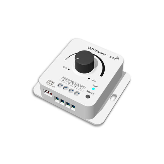 Sys-Pro | Dimmer | draaidimmer radio Multi-PWM | 1 kanaal | 12-24V 8A | 36-48V 6A