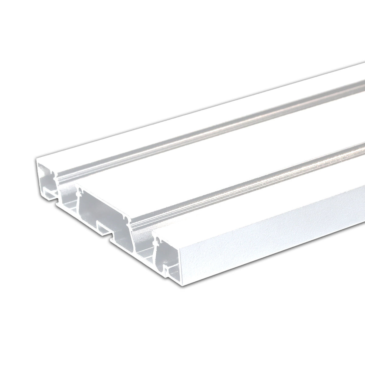 Curtain10 Double | Aluminium profiel | gordijnprofiel | wit RAL 9010 | 200cm