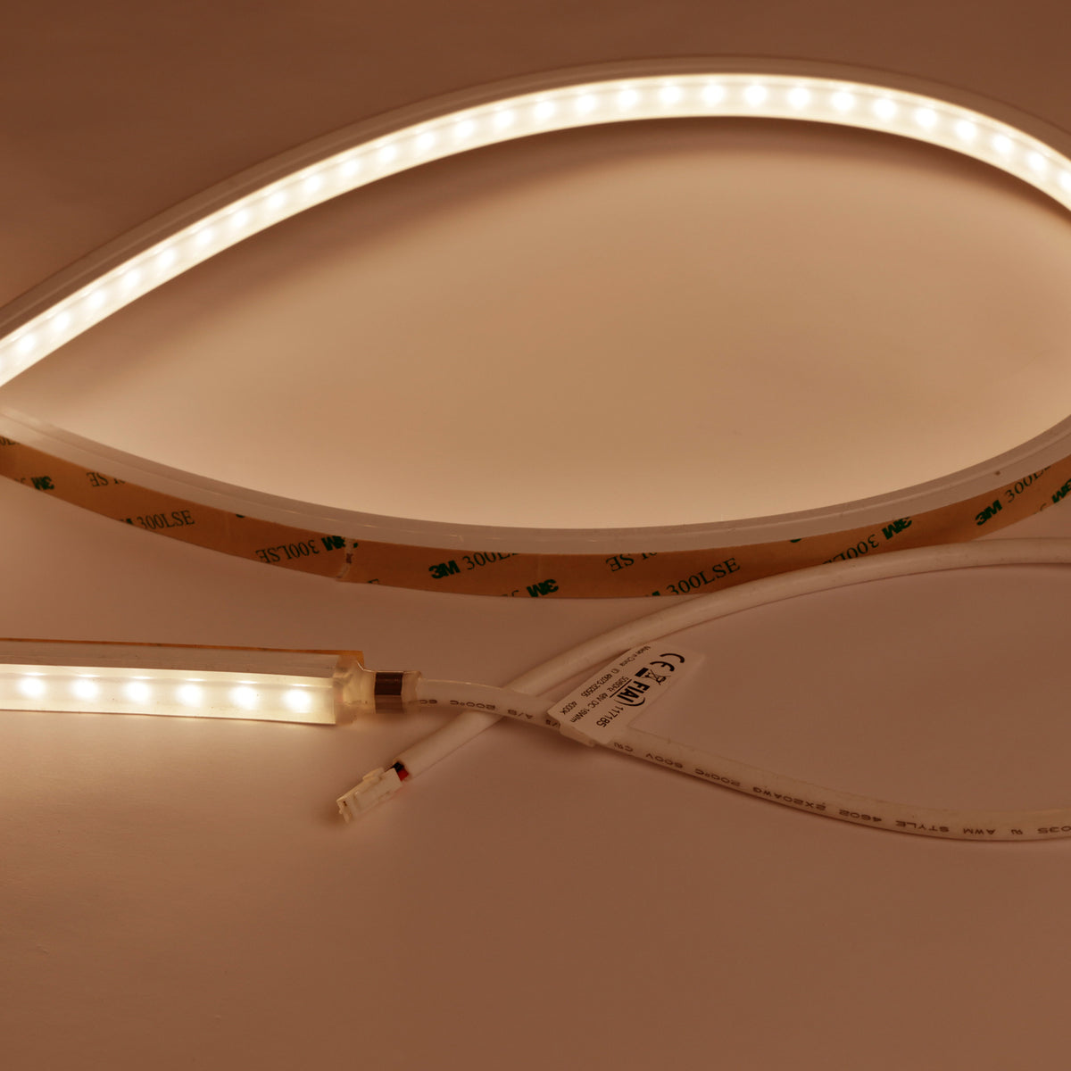 Wandwasser | LED-strip | 20x55° | CRI90 | 5m | 16W/m | 84 LED/m | 48V | IP67