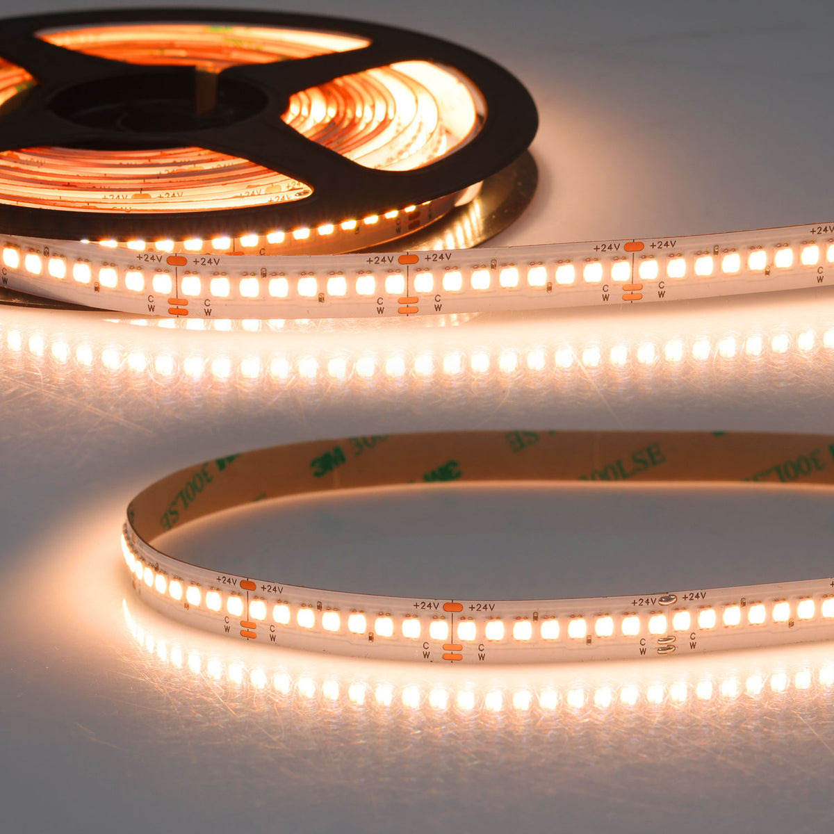 CRI918/940 CCT | LED-strip | 5m | 1800K-4000K | 10W+10W | 320 LED/m | 24V | IP20