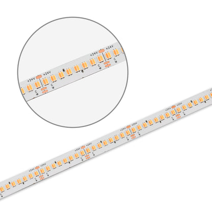 CRI918/940 CCT | LED-strip | 5m | 1800K-4000K | 10W+10W | 320 LED/m | 24V | IP20