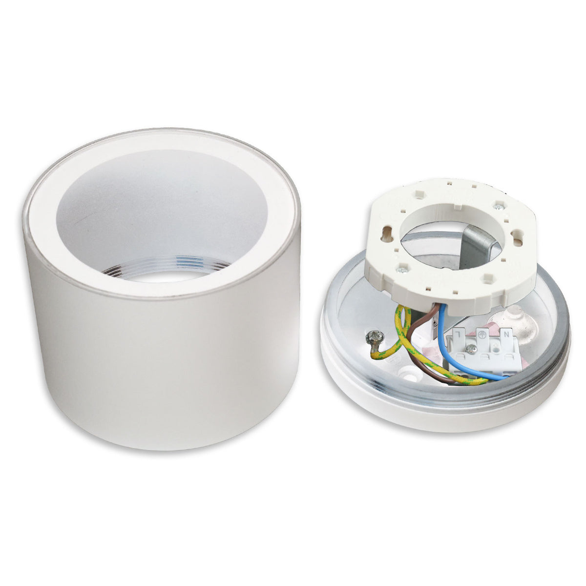 GX53 | Opbouwarmatuur | wit | IP54 | exclusief lichtbron
