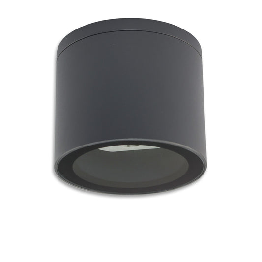Plafondlamp | opbouw GX53 | IP54 | antraciet | exclusief lichtbron