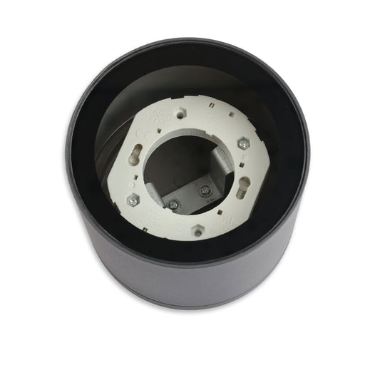 Plafondlamp | opbouw GX53 | IP54 | antraciet | exclusief lichtbron