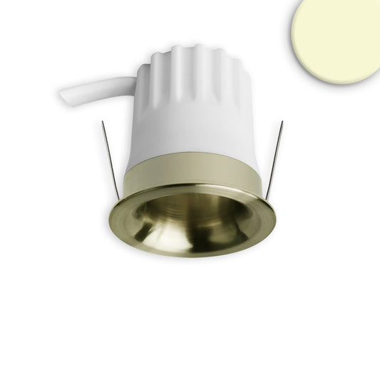 BACK32 | Inbouwspot | rond | messing geborsteld | CRI90 | verdiept | honingraat | 5W | dimbaar