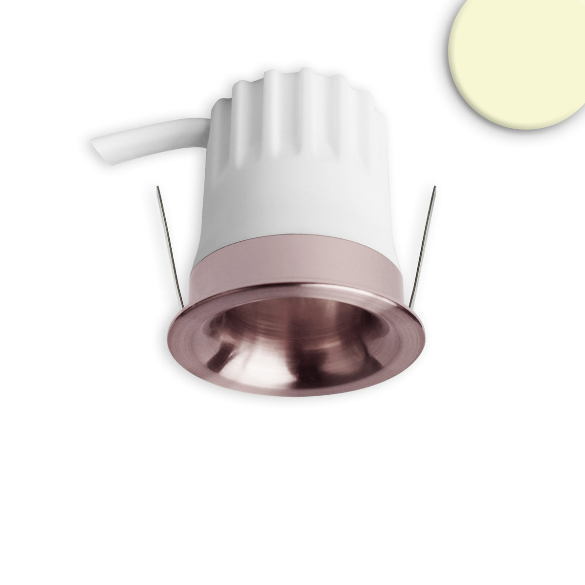 BACK32 | Inbouwspot | roségoud | rond | CRI90 | honingraat | dimbaar | 5W