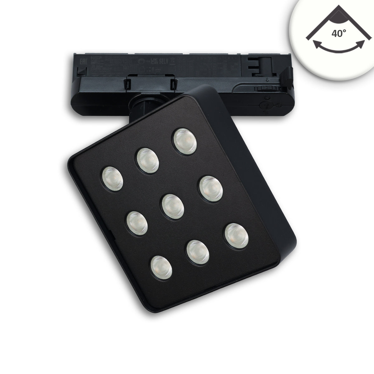 MATRIX | Railspot | 3-fase | UGR<19 | 20W | 40°