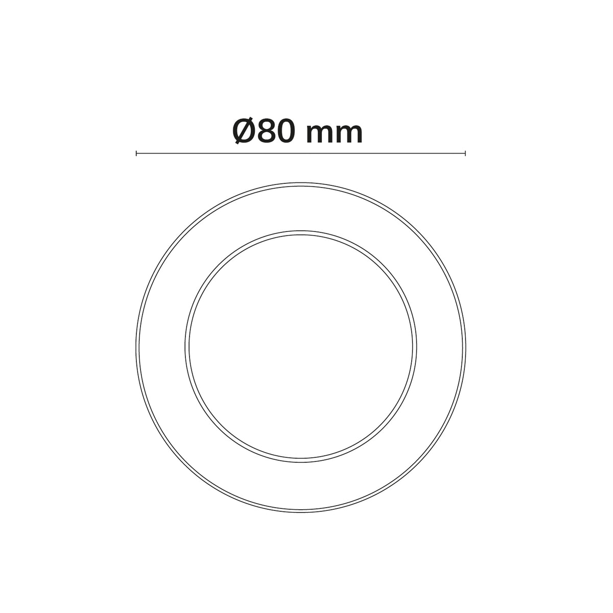 Sphere-68 | Afdekring | nikkel geborsteld
