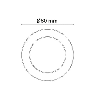 Sphere-68 | Afdekring | nikkel geborsteld
