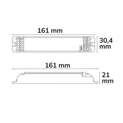 EL-T | Noodverlichting | Noodstroommodule LiFePO4 Selftest | 3000mAh | 5W | DALI DT1