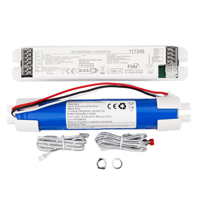 EL-T | Noodverlichting | Noodstroommodule LiFePO4 Selftest | 3000mAh | 5W | DALI DT1